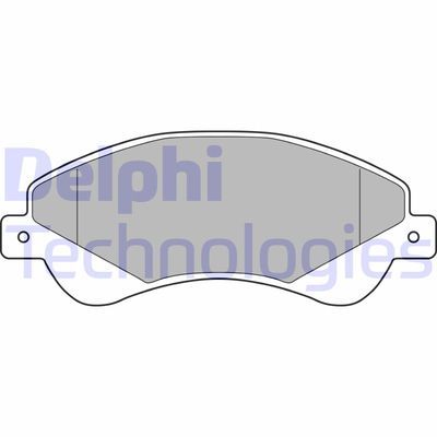 Bromsbeläggssats, skivbroms DELPHI LP1953