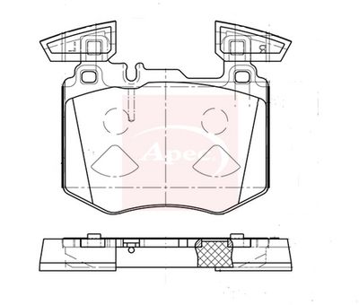 APEC Brake Pad Set, disc brake PAD2386