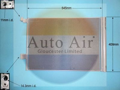 Condenser, air conditioning Auto Air Gloucester 16-1449