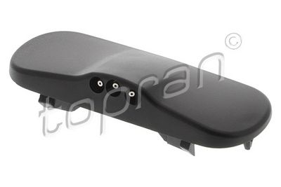 Plovimo skysčio purkštukas, priekinis langas