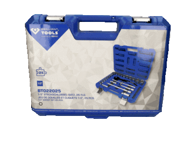 Brilliant - Gola sada 1/2", 25-dielna