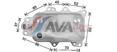 RADIATOR ULEI ULEI MOTOR AVA Clever Choice FD3684 2