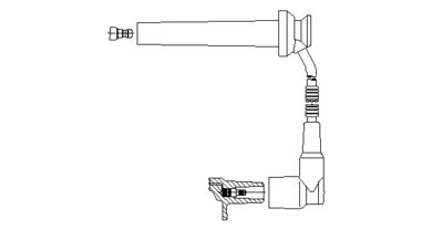 Провод зажигания BREMI 8A15E76 для FORD COUGAR