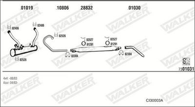 SISTEM DE ESAPAMENT WALKER CI30003A