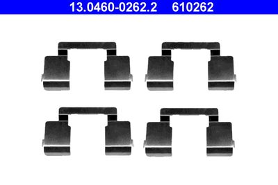 Комплектующие, колодки дискового тормоза ATE 13.0460-0262.2 для RENAULT SAFRANE