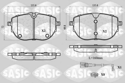 SET PLACUTE FRANA FRANA DISC SASIC 6210125