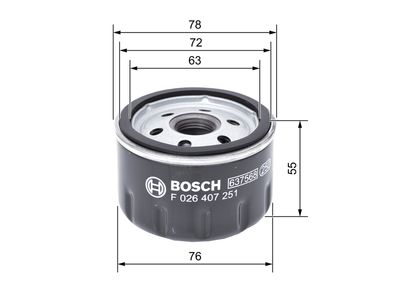 FILTRU ULEI BOSCH F026407251 4