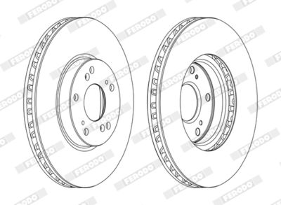 BREMSSCHEIBE FERODO DDF1775C 1