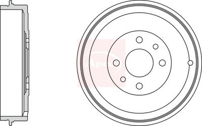 APEC Brake Drum DRM9523