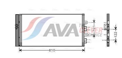 CONDENSATOR CLIMATIZARE AVA Clever Choice FTA5298D