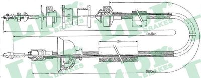 Cable Pull, clutch control C0170C