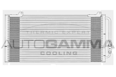 AUTOGAMMA 101846 Радиатор кондиционера  для ROVER COUPE (Ровер Коупе)