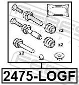 Guide Sleeve Kit, brake caliper 2475-LOGF