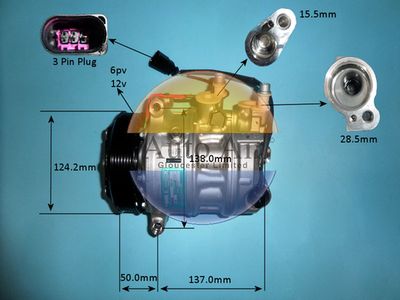 Compressor, air conditioning Auto Air Gloucester 14-0133