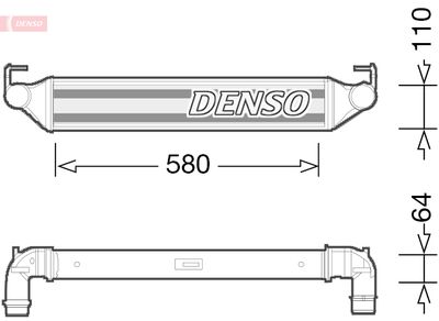 DENSO Intercooler, inlaatluchtkoeler (DIT06001)