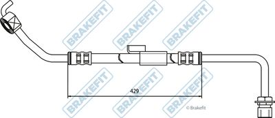 APEC Brake Hose BHO4030
