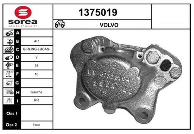 BREMSSATTEL SNRA 1375019
