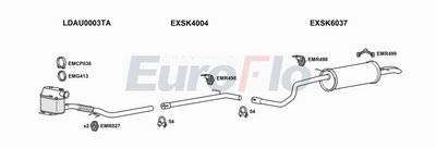 Układ wydechowy EUROFLO SKROO16D0602LHD