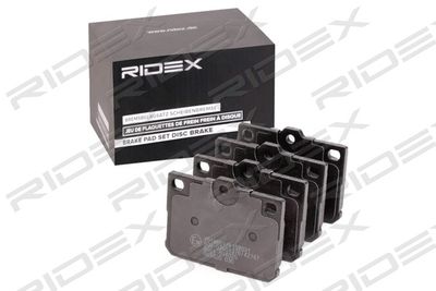 Комплект тормозных колодок, дисковый тормоз RIDEX 402B1016 для MITSUBISHI COLT
