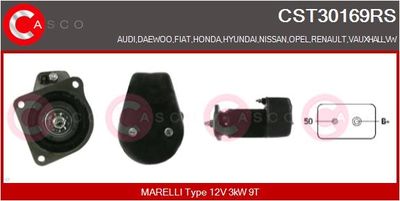 Стартер CASCO CST30169RS для HONDA ACTY