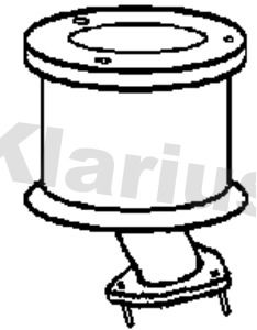 Катализатор KLARIUS 321730 для DAEWOO MATIZ