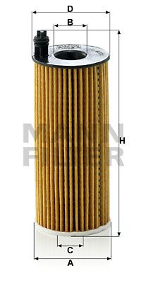MANN-FILTER HU 6004 x Масляный фильтр  для BMW 2 (Бмв 2)