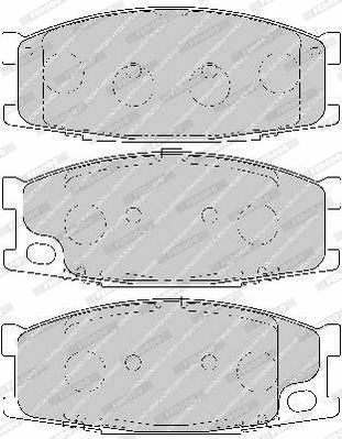 Brake Pad Set, disc brake FVR1701