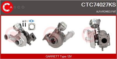 COMPRESOR SISTEM DE SUPRAALIMENTARE CASCO CTC74027KS