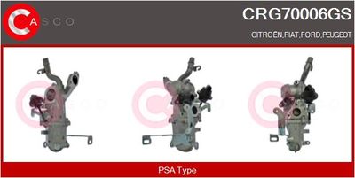 Chladič, recirkulace spalin CASCO CRG70006GS