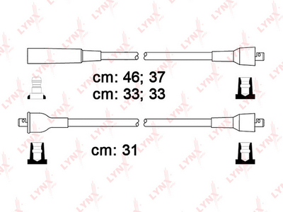 Комплект проводов зажигания LYNXauto SPC8101 для UAZ 3160