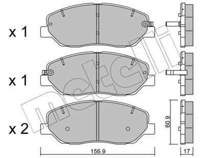 SET PLACUTE FRANA FRANA DISC METELLI 2207870