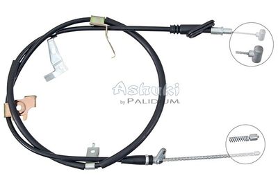 ASHUKI by Palidium ASH3-1242 Трос ручного тормоза  для SUZUKI SX4 (EY, GY) 1.6 VVT (RW 416)