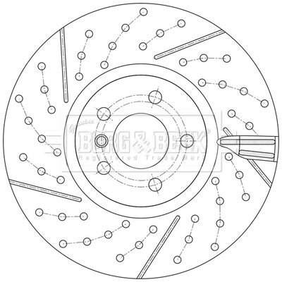BORG & BECK BBD6232S Тормозные диски  для MINI (Мини)