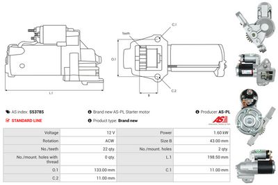 STARTER AS-PL S5378S 4