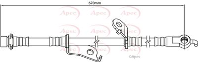 Brake Hose APEC HOS4178