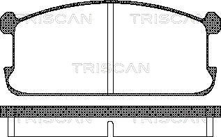 TRISCAN 8110 42073 Тормозные колодки для MITSUBISHI LANCER II (A17_)