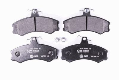 Комплект тормозных колодок, дисковый тормоз HELLA 8DB 355 013-441 для IVECO MASSIF