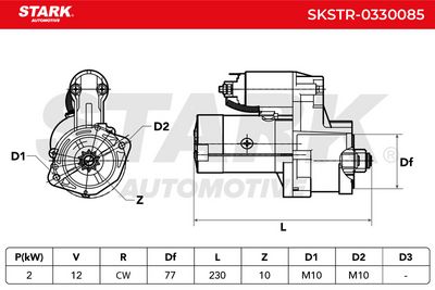 стартер STARK SKSTR-0330085