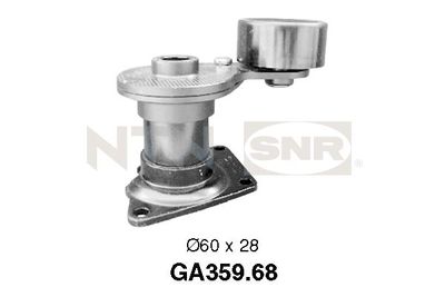Rolka napinacza, pasek klinowy wielorowkowy SNR GA359.68