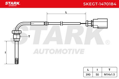 датчик, температура на изгорелите газове STARK SKEGT-1470184