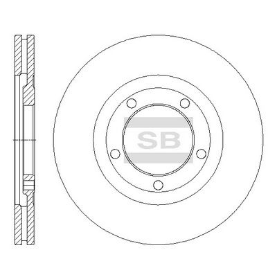 спирачен диск Hi-Q SD2055