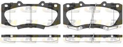 ROADHOUSE 21468.02 Тормозные колодки и сигнализаторы для TOYOTA HILUX VII Пикап (_N1_, _N2_, _N3_) 2.5 D-4D (KUN15_)