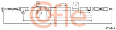 Тросик, cтояночный тормоз COFLE 92.17.0249 для NISSAN MAXIMA