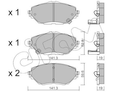 SET PLACUTE FRANA FRANA DISC CIFAM 82210880