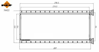 SCHIMBATOR CALDURA INCALZIRE HABITACLU NRF 54422 4