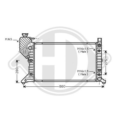 RADIATOR RACIRE MOTOR