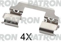 Комплектующие, колодки дискового тормоза PATRON PSRK1325 для BMW 5
