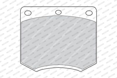 BREMSBELAGSATZ SCHEIBENBREMSE FERODO FDB167 1