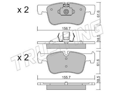 SET PLACUTE FRANA FRANA DISC TRUSTING 9760
