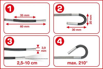 Videoendoskop-sada KS TOOLS 550.7580